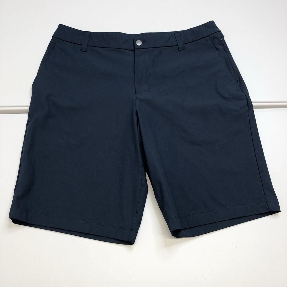 Lululemon Men’s ABC Shorts Everyday Classic Fit Navy Blue Size 34 LM7AWRS